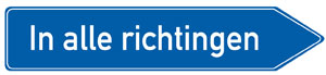 In alle richtingen